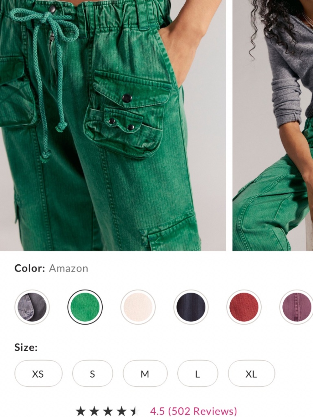 Free people Tahiti cargo pants - Picture 3 of 6